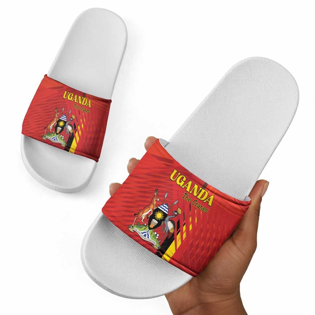 Uganda Football Slide Sandals Go Champions Cranes - Wonder Print Shop