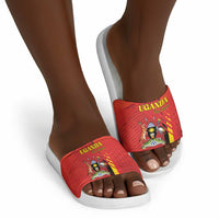 Uganda Football Slide Sandals Go Champions Cranes - Wonder Print Shop