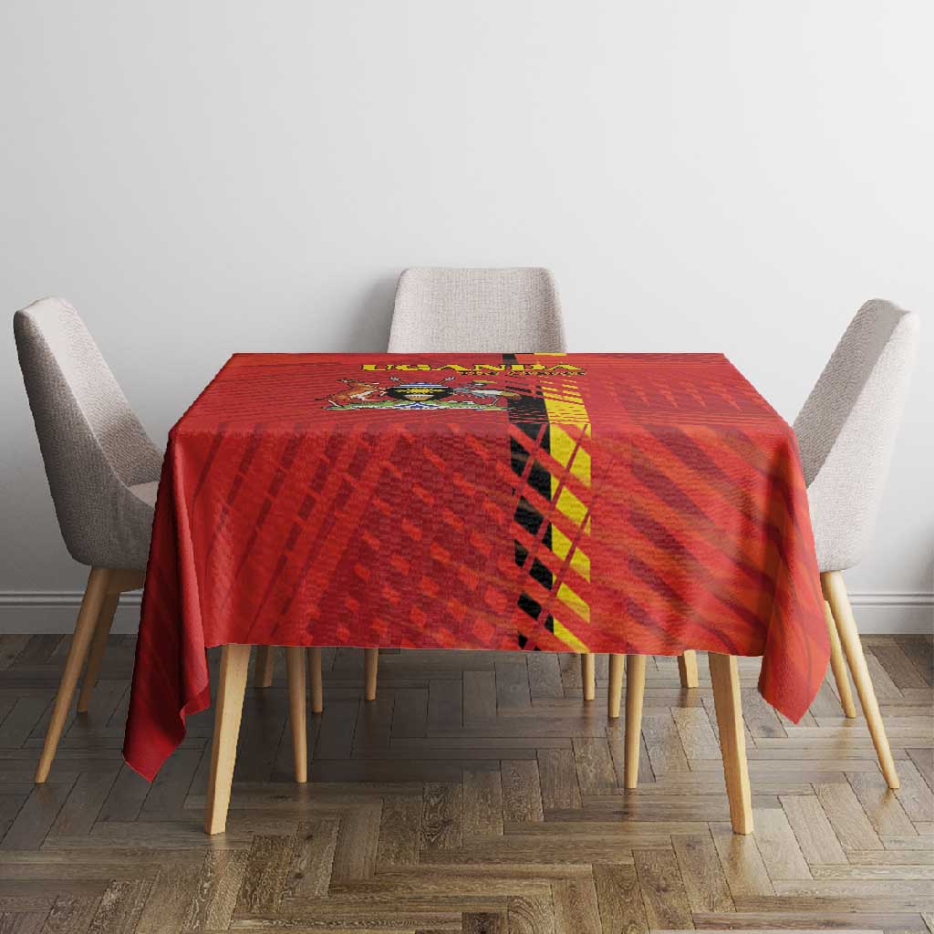 Uganda Football Tablecloth Go Champions Cranes - Wonder Print Shop