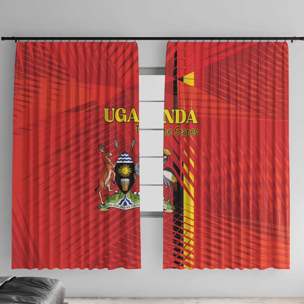 Uganda Football Window Curtain Go Champions Cranes - Wonder Print Shop