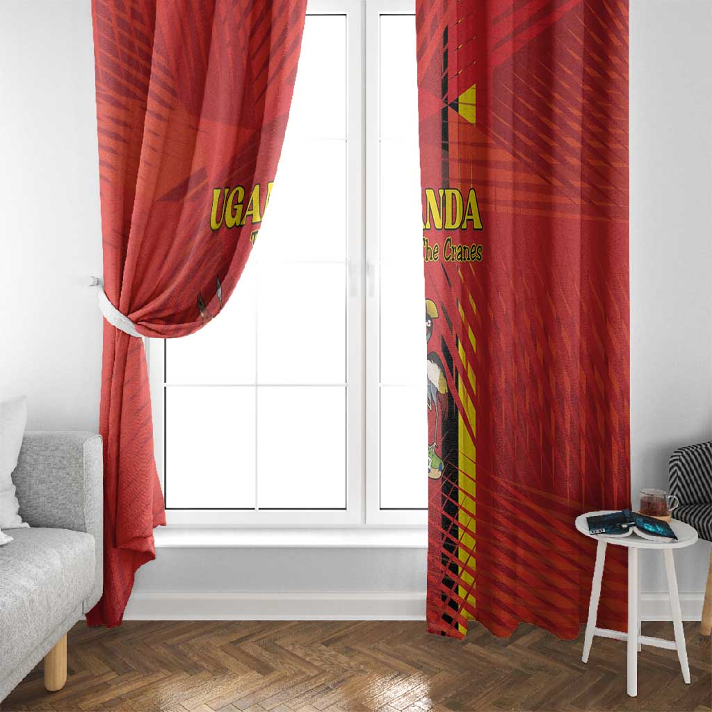 Uganda Football Window Curtain Go Champions Cranes - Wonder Print Shop
