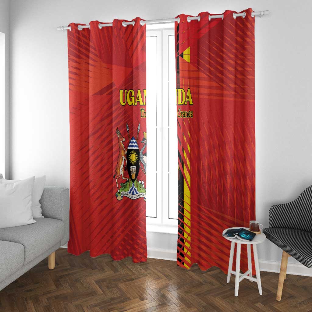Uganda Football Window Curtain Go Champions Cranes - Wonder Print Shop