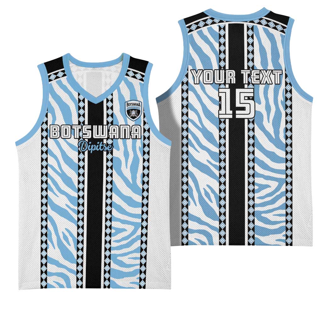 Custom Botswana Football Basketball Jersey Botswana Rising Again - Black - Wonder Print Shop