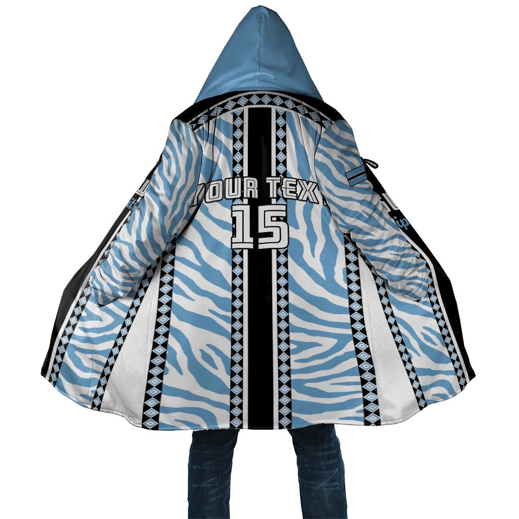 Custom Botswana Football Cloak Botswana Rising Again - Black - Wonder Print Shop