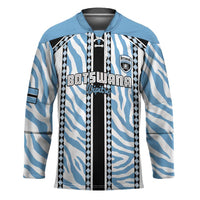 Custom Botswana Football Hockey Jersey Botswana Rising Again - Black - Wonder Print Shop