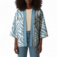 Custom Botswana Football Kimono Botswana Rising Again - Black - Wonder Print Shop