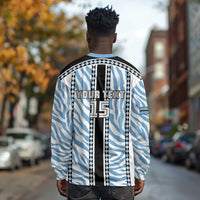 Custom Botswana Football Long Sleeve Shirt Botswana Rising Again - Black - Wonder Print Shop