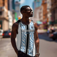 Custom Botswana Football Men Tank Top Botswana Rising Again - Black - Wonder Print Shop