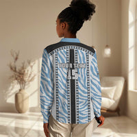 Custom Botswana Football Women Casual Shirt Botswana Rising Again - Black - Wonder Print Shop