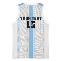 Custom Botswana Football Basketball Jersey Botswana Rising Again - Blue - Wonder Print Shop