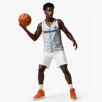 Custom Botswana Football Basketball Jersey Botswana Rising Again - Blue - Wonder Print Shop