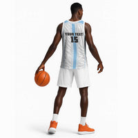 Custom Botswana Football Basketball Jersey Botswana Rising Again - Blue - Wonder Print Shop