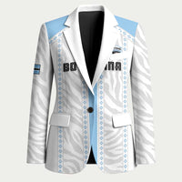 Custom Botswana Football Blazer Botswana Rising Again - Blue - Wonder Print Shop
