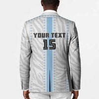 Custom Botswana Football Blazer Botswana Rising Again - Blue - Wonder Print Shop