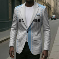 Custom Botswana Football Blazer Botswana Rising Again - Blue - Wonder Print Shop