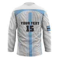 Custom Botswana Football Hockey Jersey Botswana Rising Again - Blue - Wonder Print Shop