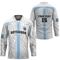 Custom Botswana Football Hockey Jersey Botswana Rising Again - Blue - Wonder Print Shop