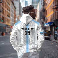 Custom Botswana Football Hoodie Botswana Rising Again - Blue - Wonder Print Shop