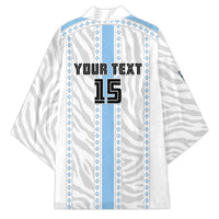 Custom Botswana Football Kimono Botswana Rising Again - Blue - Wonder Print Shop