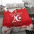 Personalised Tunisia Independence Day Bedding Set 69th Anniversary - Flag Map