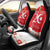 Personalised Tunisia Independence Day Car Seat Cover 69th Anniversary - Flag Map