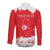 Personalised Tunisia Independence Day Long Sleeve Button Shirt 69th Anniversary - Flag Map