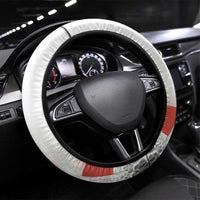 Tunisia Independence Day Steering Wheel Cover 69th Anniversary - Flag Map