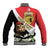 Personalised Tunisia Baseball Jacket Camelus Dromedarius With Jasmine