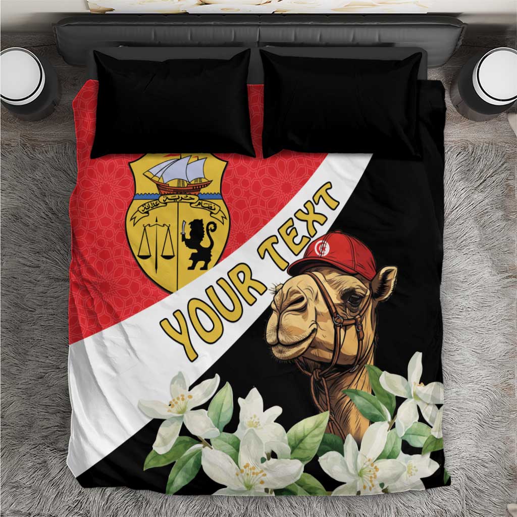 Personalised Tunisia Bedding Set Camelus Dromedarius With Jasmine
