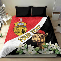 Personalised Tunisia Bedding Set Camelus Dromedarius With Jasmine