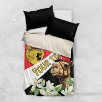 Personalised Tunisia Bedding Set Camelus Dromedarius With Jasmine