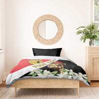 Personalised Tunisia Bedding Set Camelus Dromedarius With Jasmine