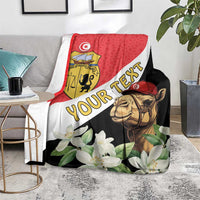 Personalised Tunisia Blanket Camelus Dromedarius With Jasmine