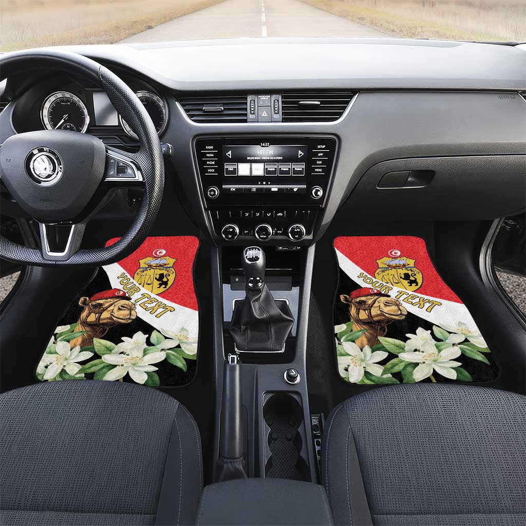 Personalised Tunisia Car Mats Camelus Dromedarius With Jasmine