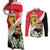 Personalised Tunisia Couples Matching Off Shoulder Maxi Dress and Long Sleeve Button Shirt Camelus Dromedarius With Jasmine