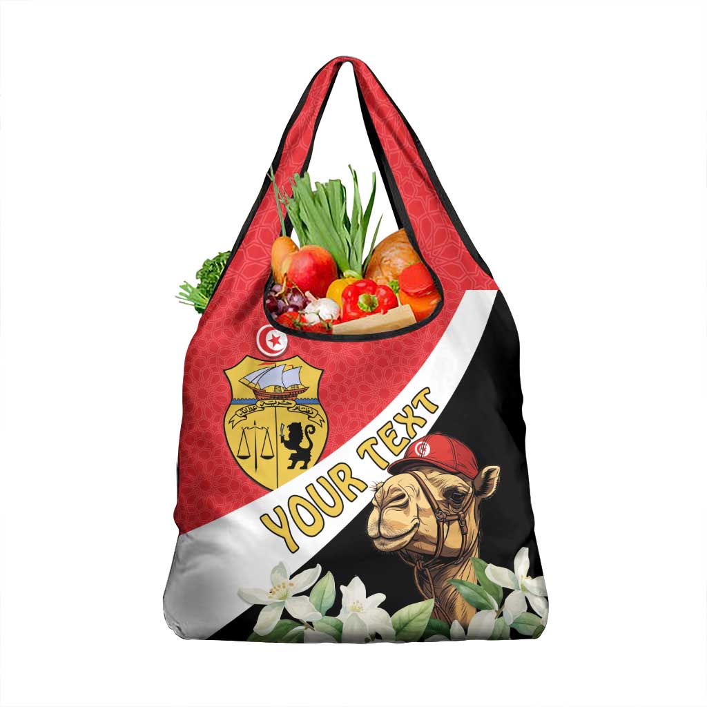 Personalised Tunisia Grocery Bag Camelus Dromedarius With Jasmine