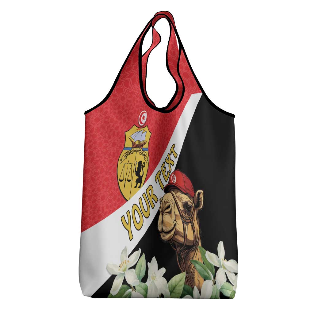 Personalised Tunisia Grocery Bag Camelus Dromedarius With Jasmine