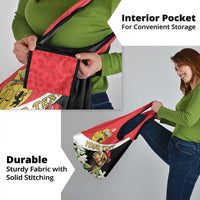 Personalised Tunisia Grocery Bag Camelus Dromedarius With Jasmine