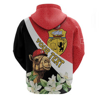 Personalised Tunisia Hoodie Camelus Dromedarius With Jasmine