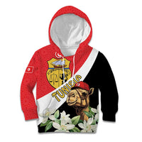 Personalised Tunisia Kid Hoodie Camelus Dromedarius With Jasmine