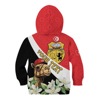 Personalised Tunisia Kid Hoodie Camelus Dromedarius With Jasmine