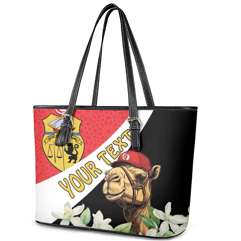 Personalised Tunisia Leather Tote Bag Camelus Dromedarius With Jasmine