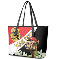 Personalised Tunisia Leather Tote Bag Camelus Dromedarius With Jasmine