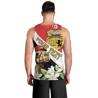 Personalised Tunisia Men Tank Top Camelus Dromedarius With Jasmine