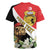 Personalised Tunisia Rugby Jersey Camelus Dromedarius With Jasmine