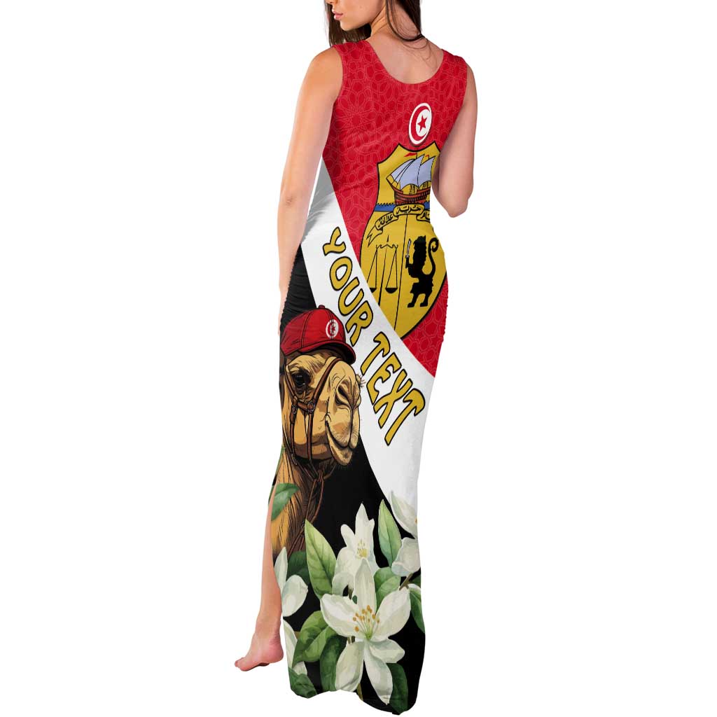 Personalised Tunisia Tank Maxi Dress Camelus Dromedarius With Jasmine