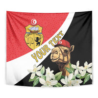 Personalised Tunisia Tapestry Camelus Dromedarius With Jasmine
