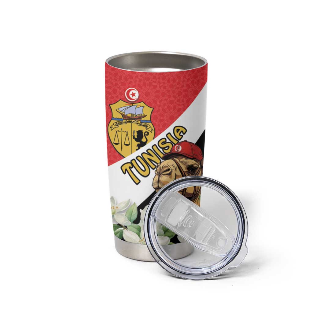 Personalised Tunisia Tumbler Cup Camelus Dromedarius With Jasmine