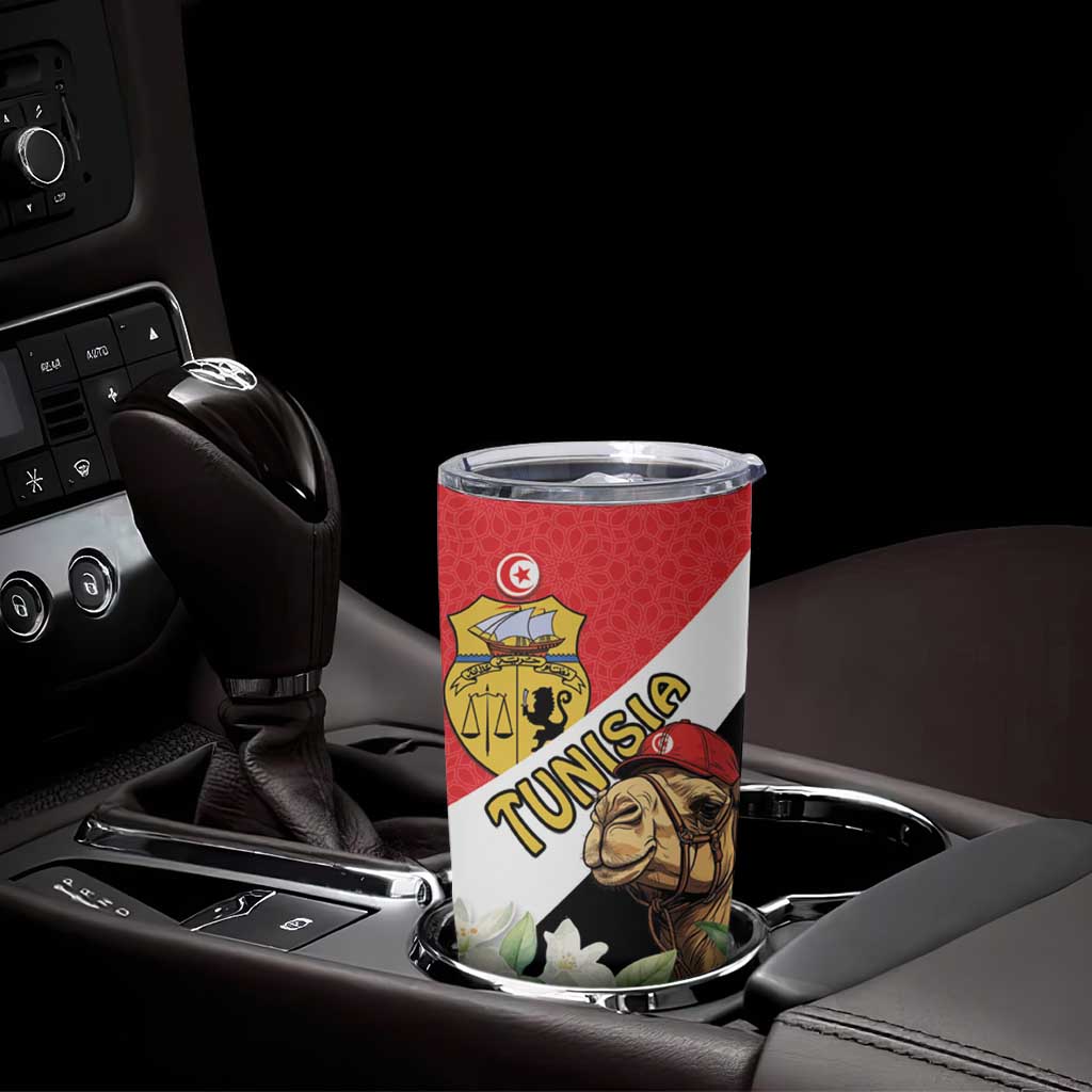 Personalised Tunisia Tumbler Cup Camelus Dromedarius With Jasmine