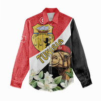Personalised Tunisia Women Casual Shirt Camelus Dromedarius With Jasmine - Wonder Print Shop